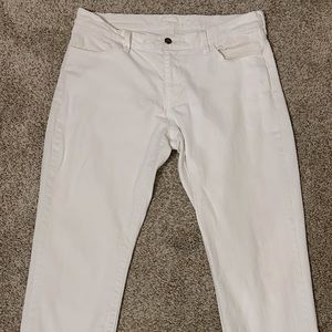 Old Navy, white crop jean